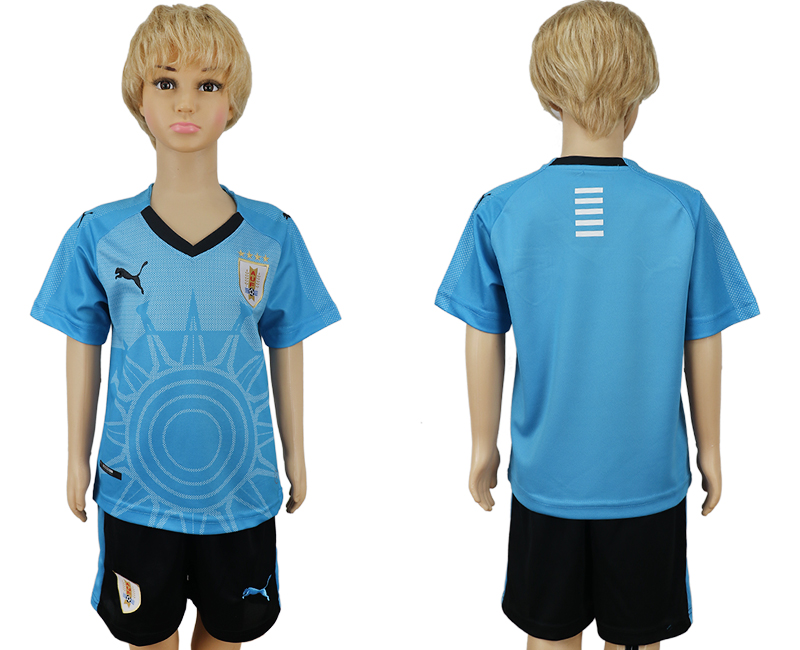 2018 World Cup Children football jersey URUGUAY PLAIN